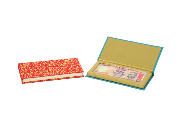 Handmade, cash box, covered in soft pink brocade cloth, magnetic lock. ,  - Pentagon Crafts, Pentagon Crafts
 - 2