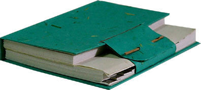 Handmade diary with two sections for dual purpose