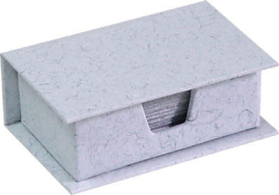 Handmade visiting card holder, made in white woolly handmade sheet