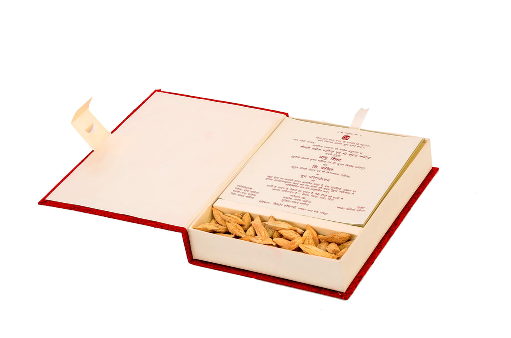 Handmade wedding card and dry fruits/sweets holder