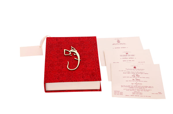 Handmade wedding card and dry fruits/sweets holder