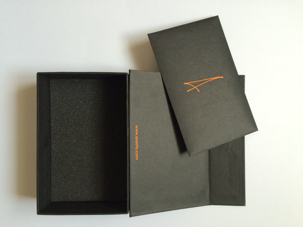 Exclusive invitation card in black and orange, cushioned box. ,  - Pentagon Crafts, Pentagon Crafts
 - 2